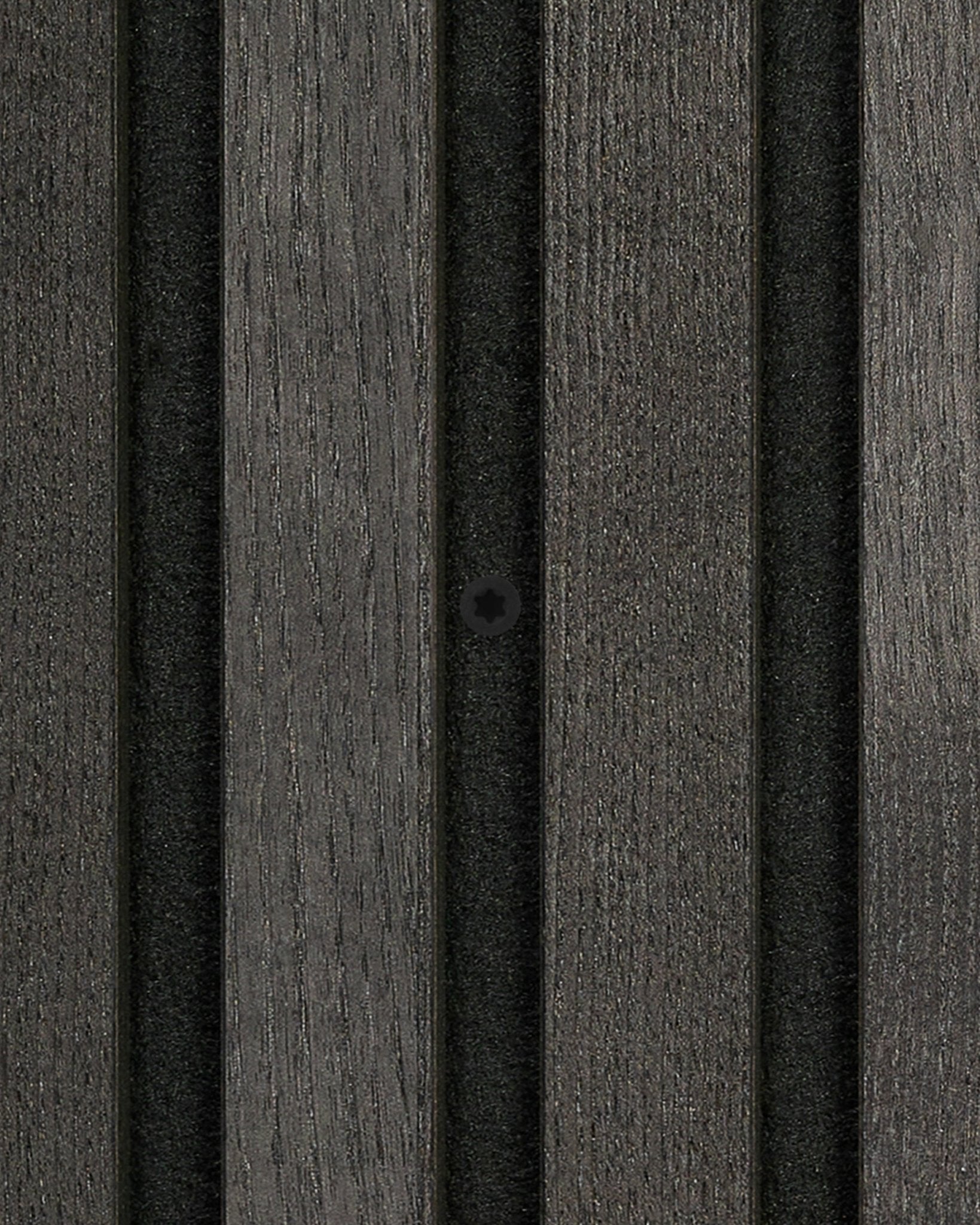 Vis de montage WoodUpp black, 100 pcs., pour fixer solidement les panneaux acoustiques Akupanel et créer une finition murale nordique moderne et texturée.